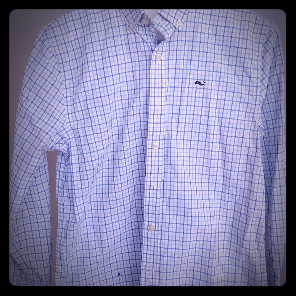 Vineyard Vines Whale Shirt Boys M